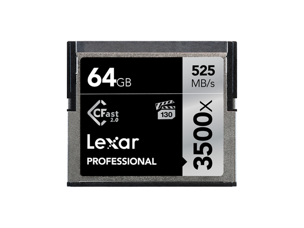 фото Карта памяти Lexar Compact Flash     64GB  (3500x)