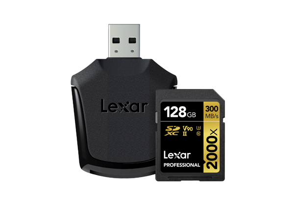 фото Карта памяти Lexar SDXC 128GB Class 10 UHS-II (2000х) + USB картридер