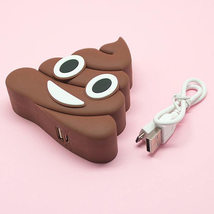 фото Внешний аккумулятор ilikegift Emoji "Poop"