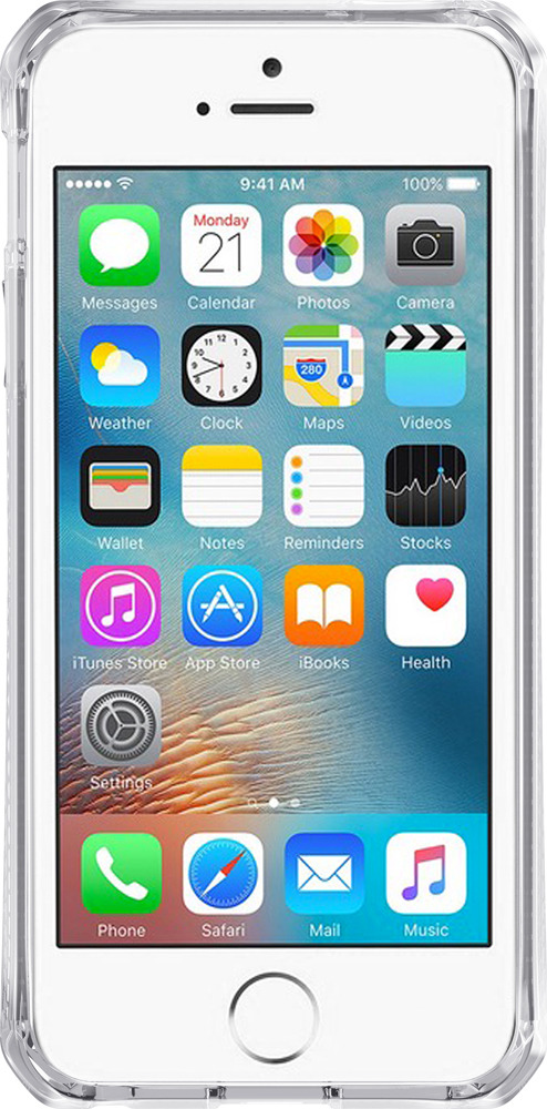 фото Чехол-накладка Itskins Spectrum Clear для Apple iPhone 5/5S/SE, розовый