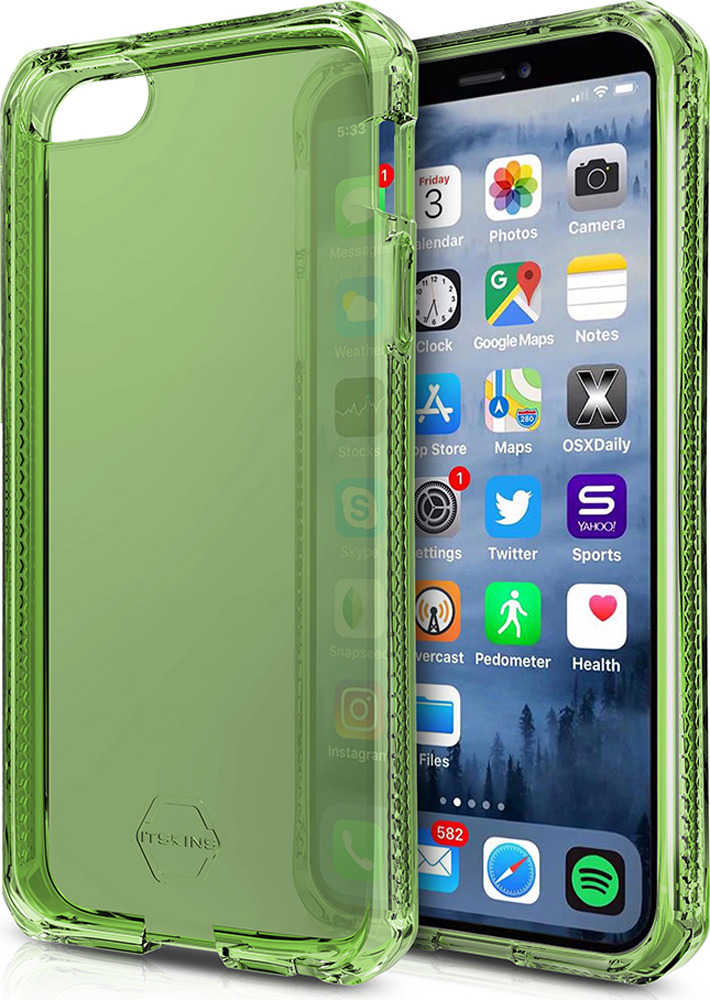 фото Чехол-накладка Itskins Spectrum Clear для Apple iPhone 5/5S/SE, хаки