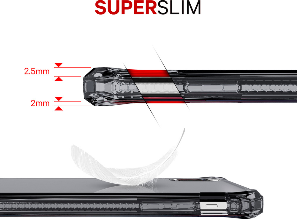 фото Чехол-накладка Itskins Spectrum Clear для Apple iPhone XS/X, черный