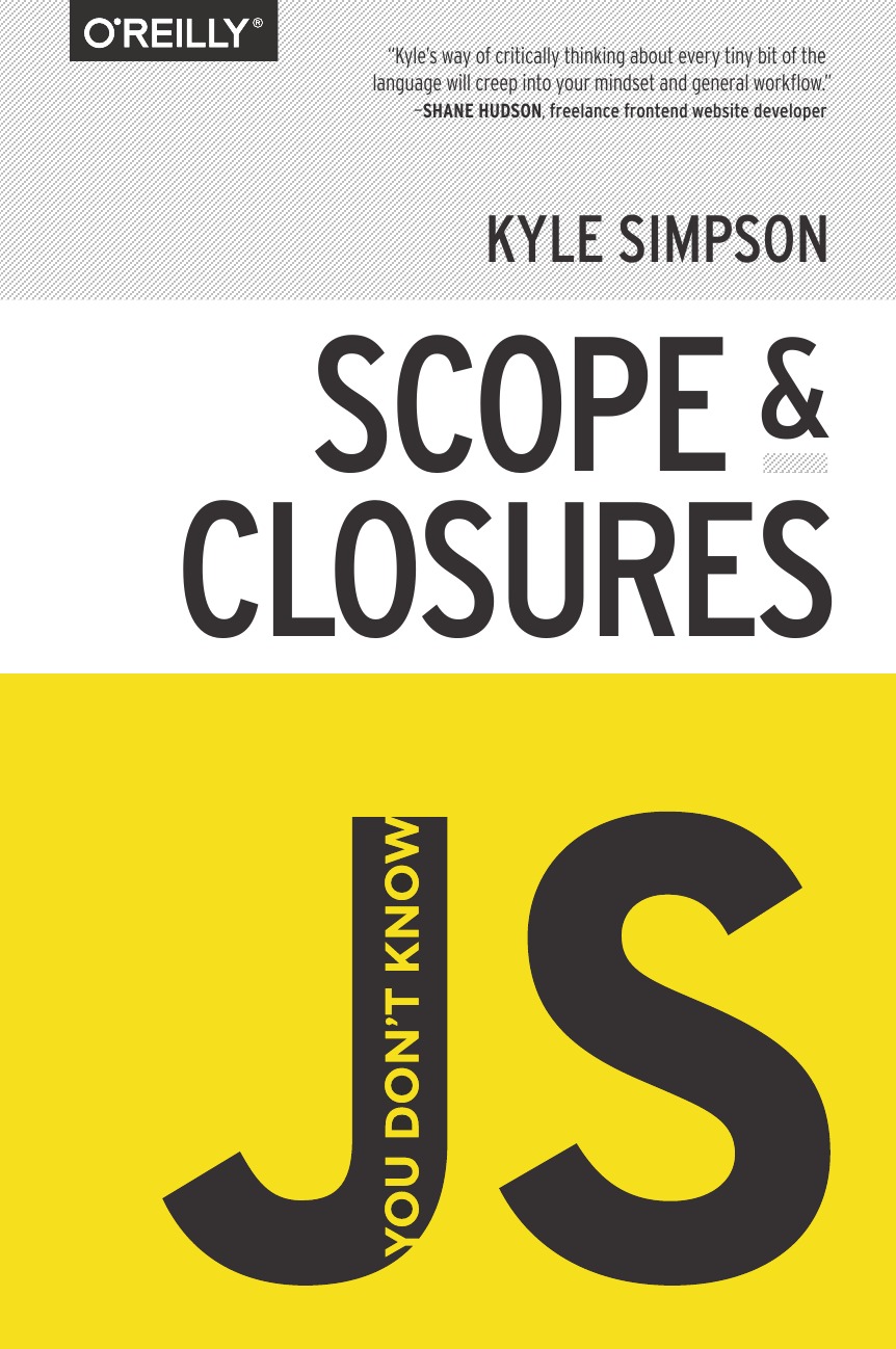 You Don.t Know JS. Scope . Closures