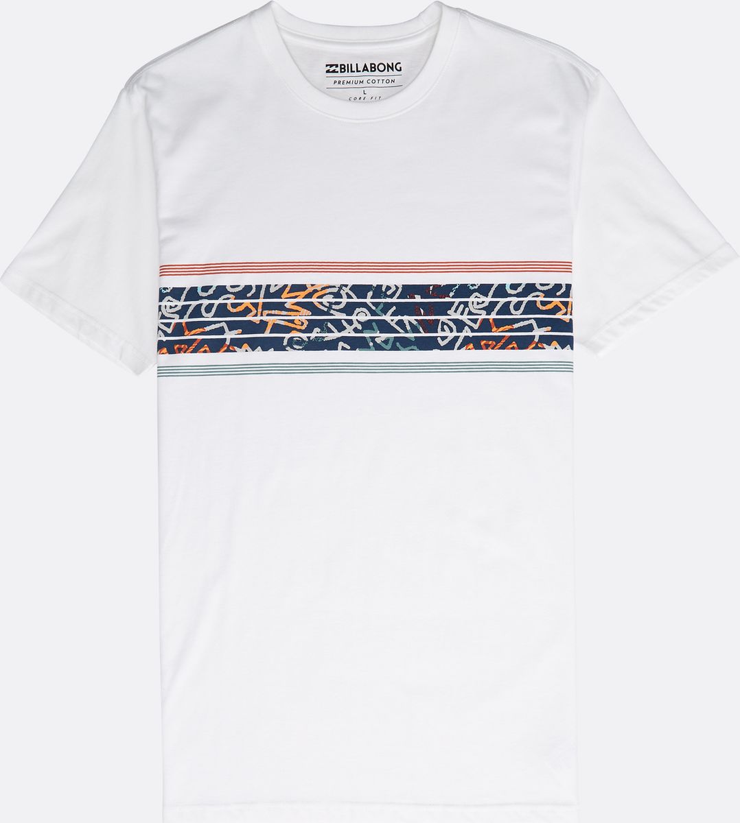 billabong team stripe tee