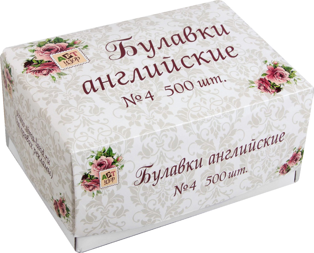 Булавка английская Арт Узор, 3607749, серый металлик, 5,5 х 1 см, 500 шт Булавка английская Арт Узор, 3607749, серый металлик, 5,5 х 1 см, 500 шт