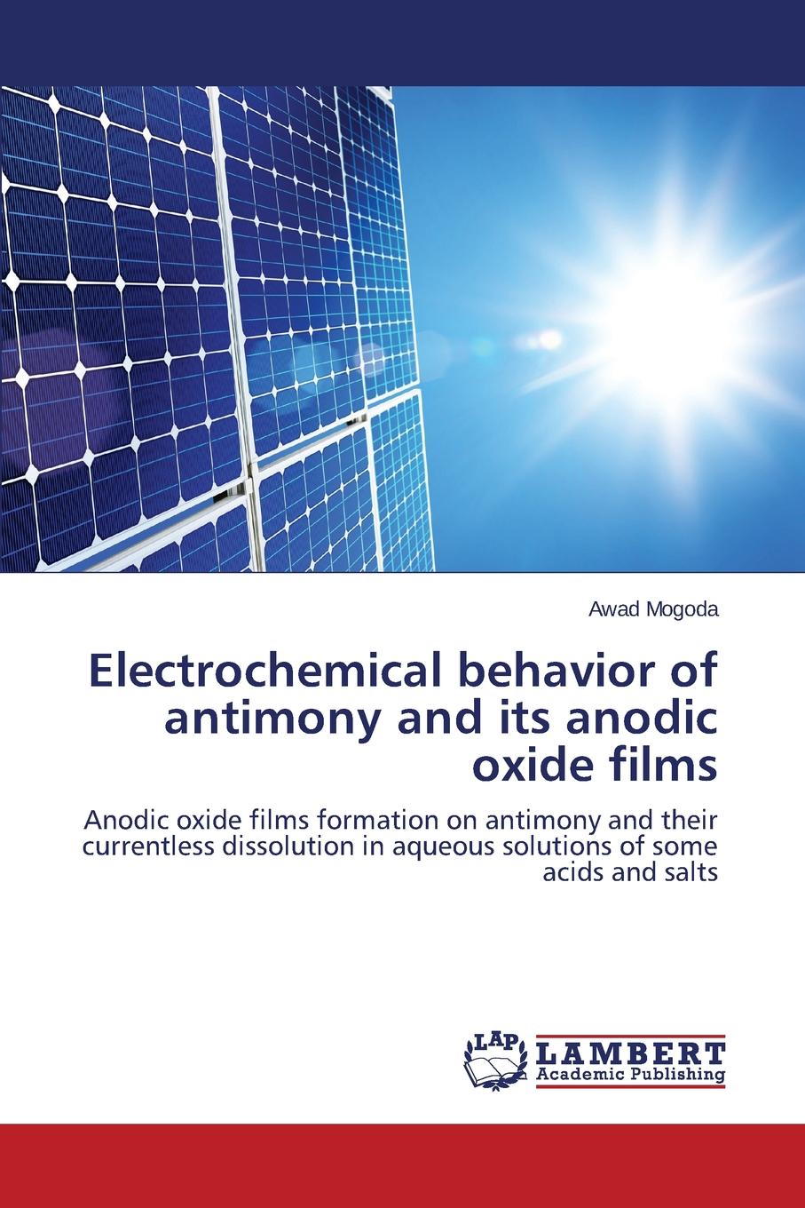 Electrochemical behavior of antimony and its anodic oxide films