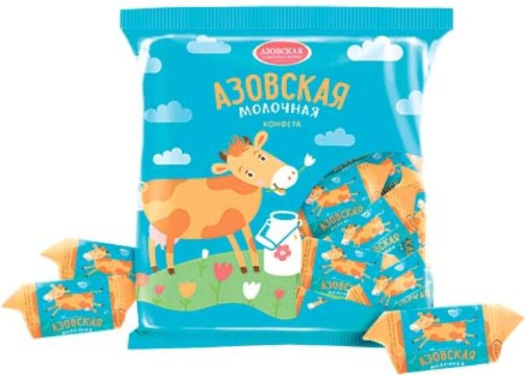 Характеристики Конфеты Азовская Фабрика Азовская молочная, 300 г ...