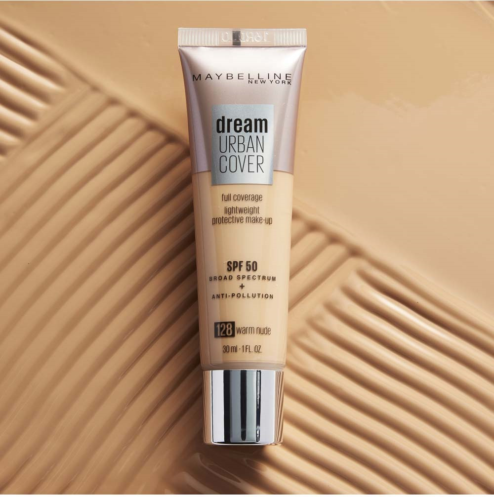 фото Тональный крем Maybelline New York Dream Urban Cover, оттенок 128, Теплый бежевый, 30 мл