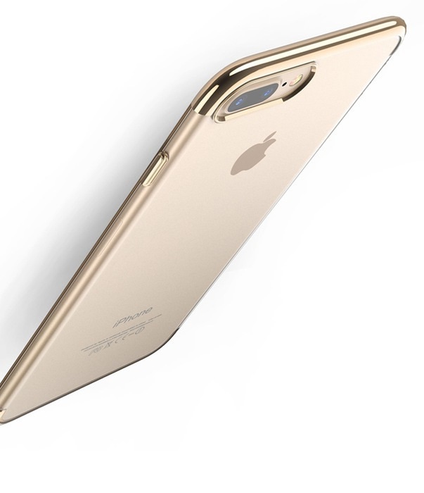 фото Чехол для сотового телефона Floveme для iPhone 7 Plus, 8 Plus (окантовка Luxury Gold), золотой