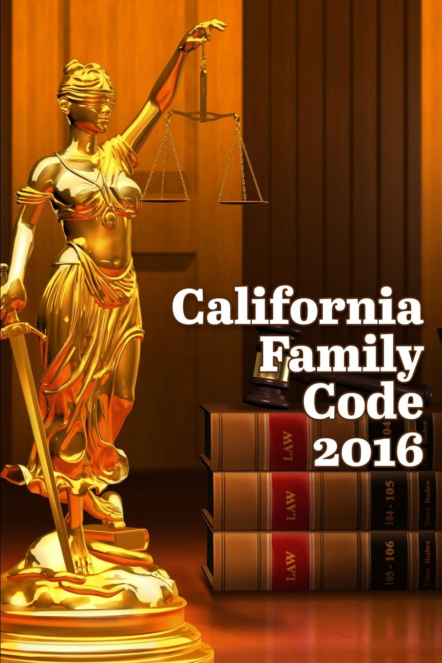 фото California Family Code 2016