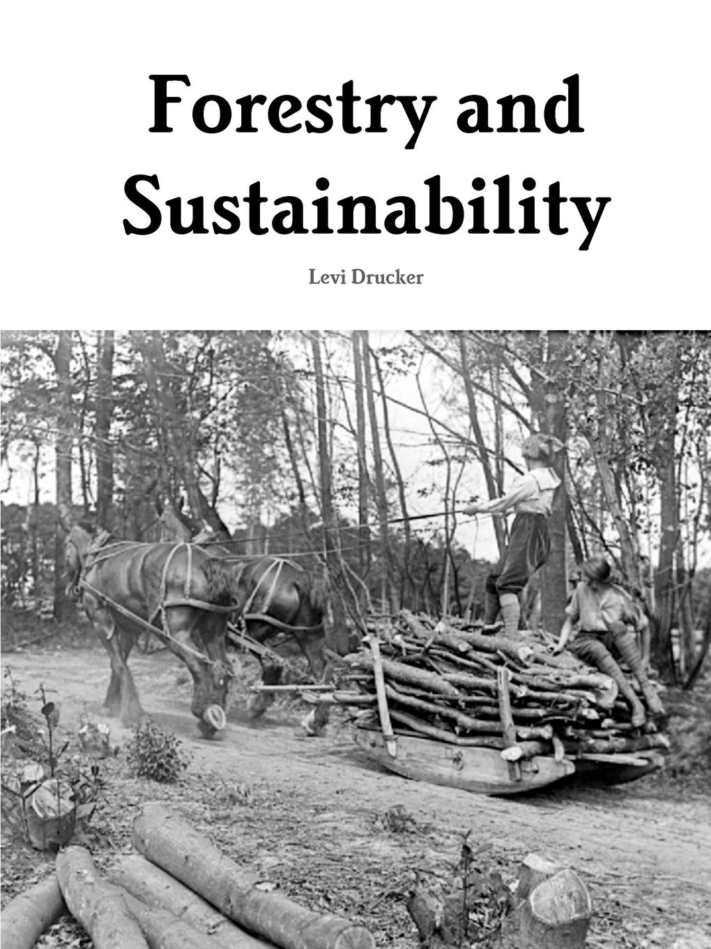 Forestry and Sustainability