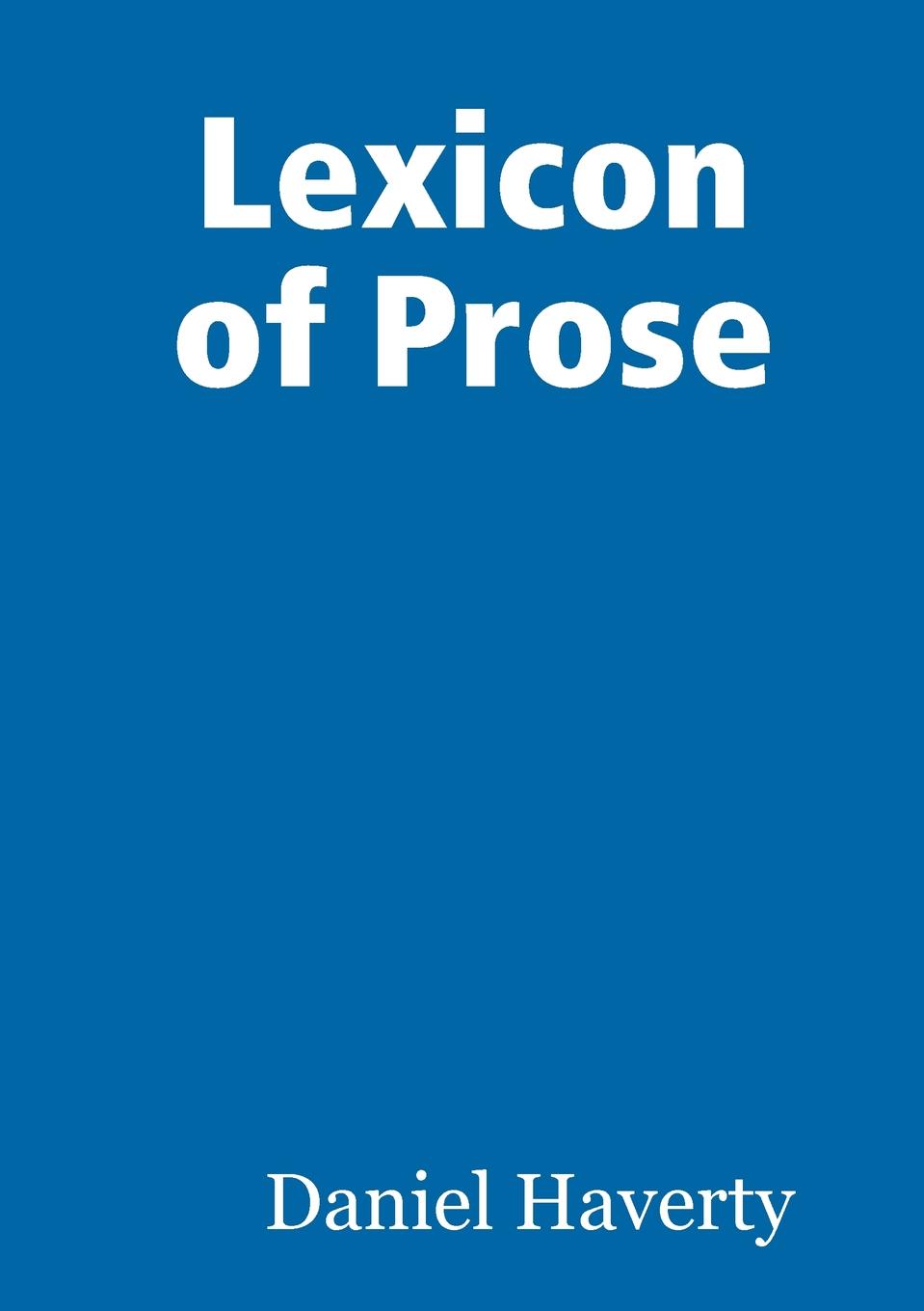 фото Lexicon of Prose