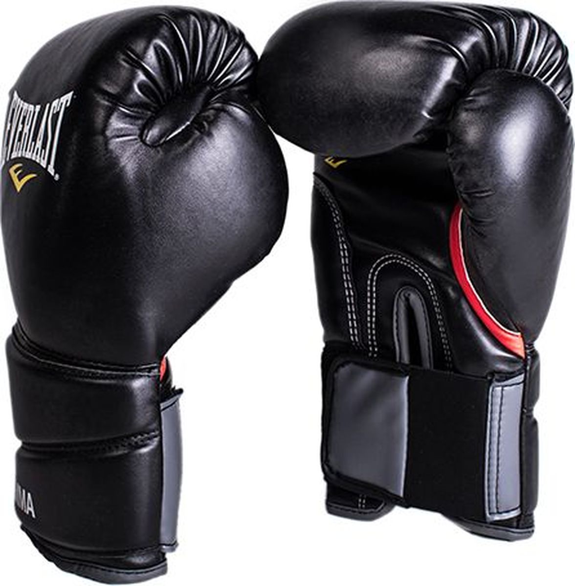 Боксерские перчатки Everlast Pro Style Muay Thai, 7352B, черный, вес 12 унций