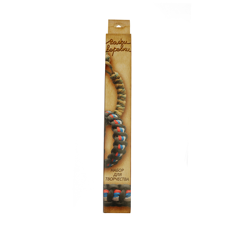 фото Набор для вязания Моя выдумка "Вяжи веревки" Змейка "Черная кобра с лентой