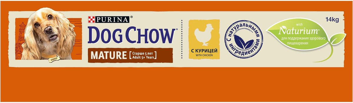 фото Корм сухой "Dog Chow" для взрослых собак старше 5 лет, с курицей, 14 кг