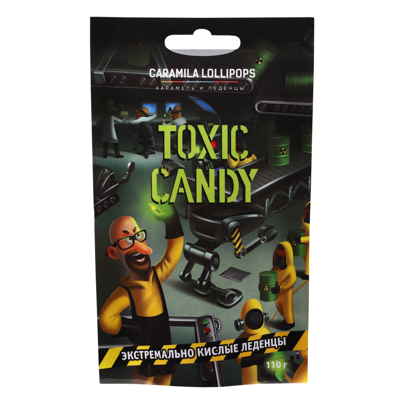 фото Леденцы Caramila Lollipops Экстремально кислые "Toxic Candy", 110