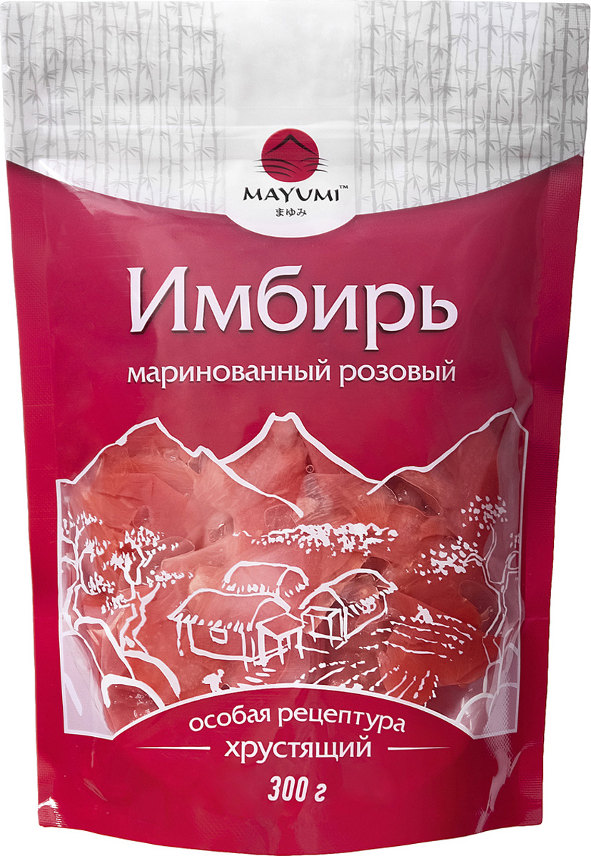 Имбирь Mayumi маринованный розовый, 300 г — купить в интернет-магазине ...