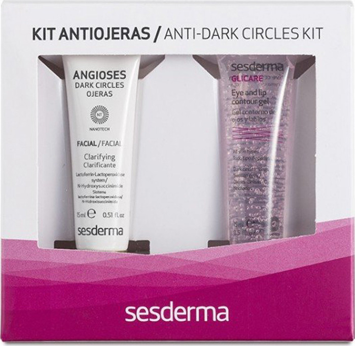 фото Набор от темных кругов вокруг глаз Sesderma Kit Anti-Dark Circles Angioses + Glicare, 30 мл