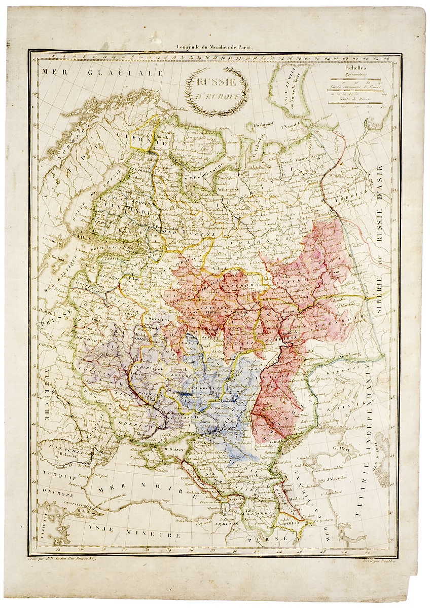 Франция в 1812 карта