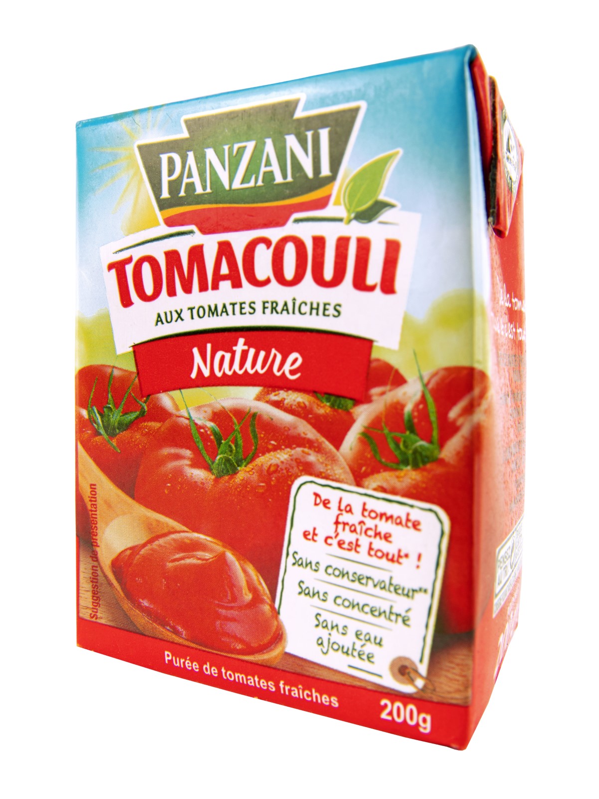 Соус Panzani томатное пюре Tomacouli, 200г, Франция