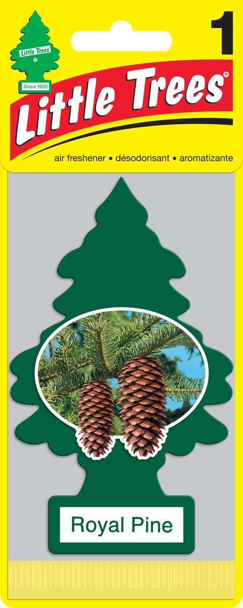 фото Освежитель воздуха Car-Freshner Little Trees Королевская сосна, U1P-10101-RUSS, зеленый