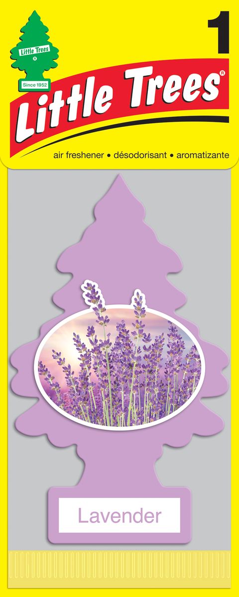 фото Освежитель воздуха Car-Freshner Little Trees Лаванда, U1P-10435-RUSS, фиолетовый