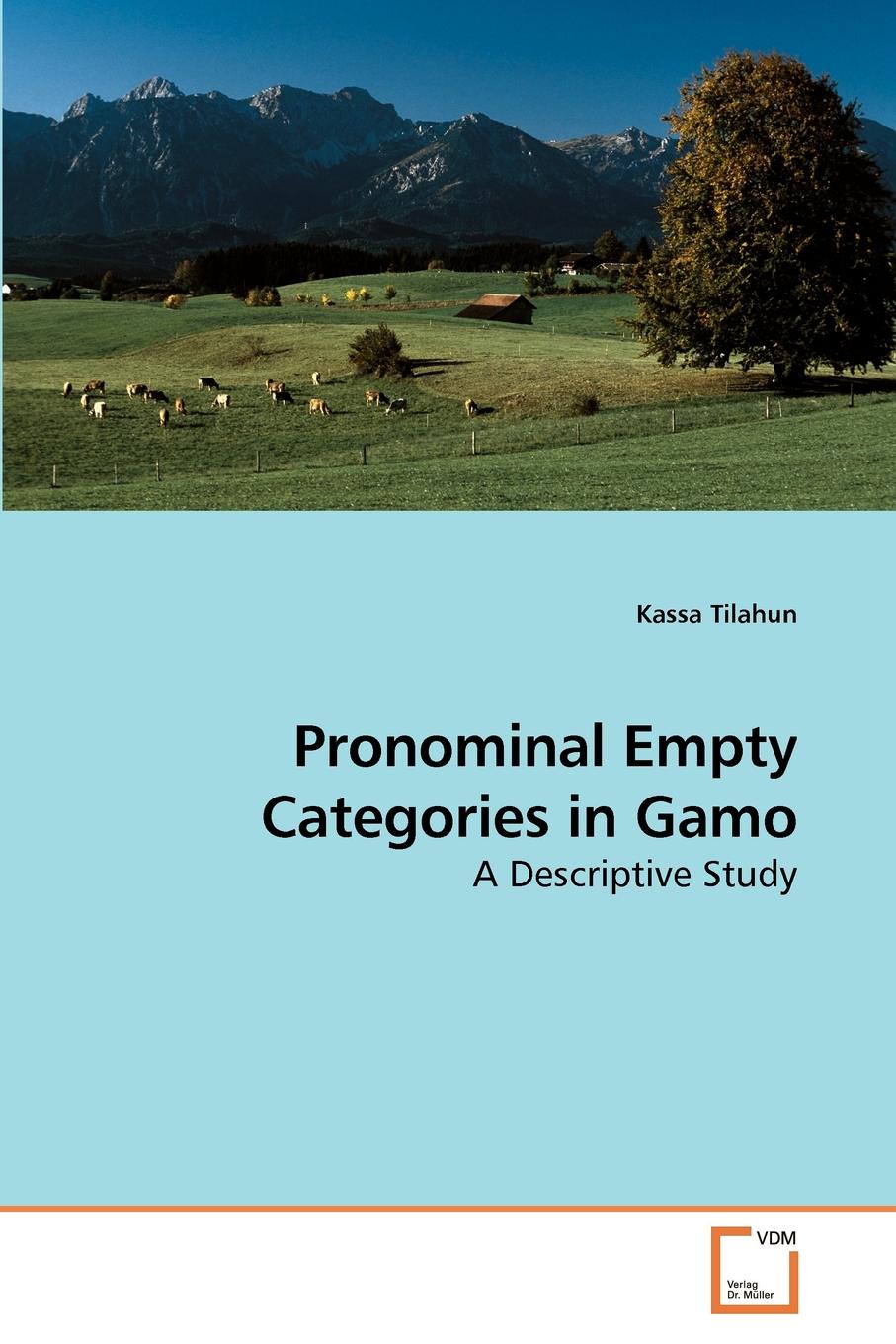 Pronominal Empty Categories in Gamo