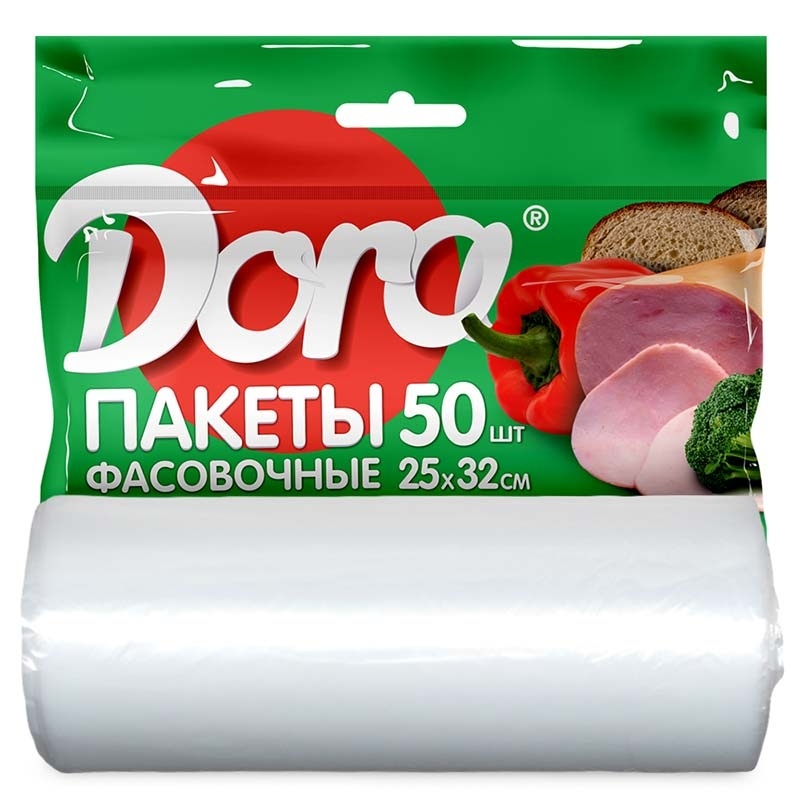 фото Пакеты для приготовления Dora Фасовочные, ПНД (Полиэтилен низкого давления)