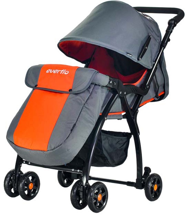 фото Коляска прогулочная Everflo Cricket orange Е-219 оранжевый