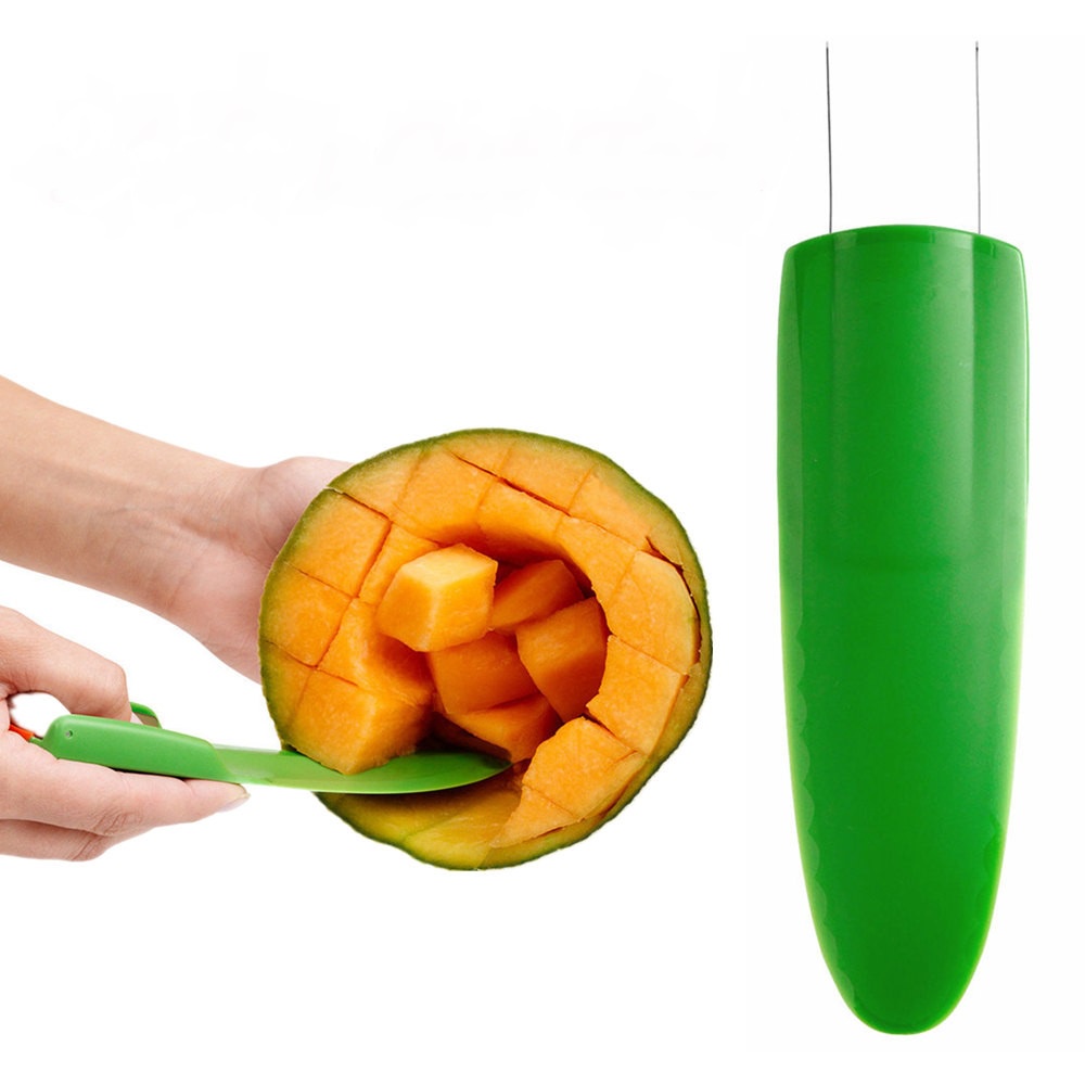 фото Фрукто-овощерезка Migliores Нож для нарезания дыни, зеленый