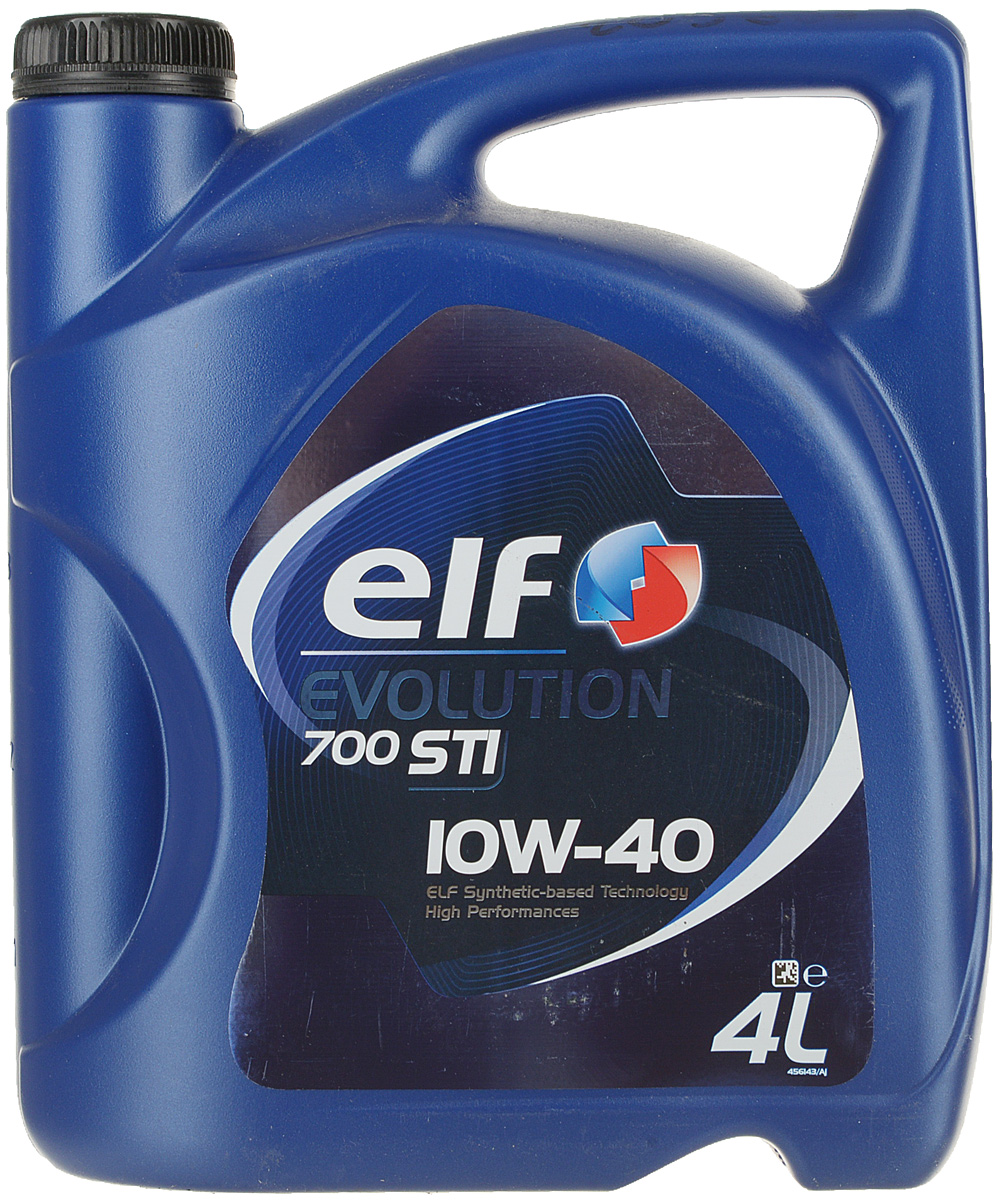 Моторное масло Elf Evolution 700 Sti 10W40 (Sn), синтетическое, 4 л