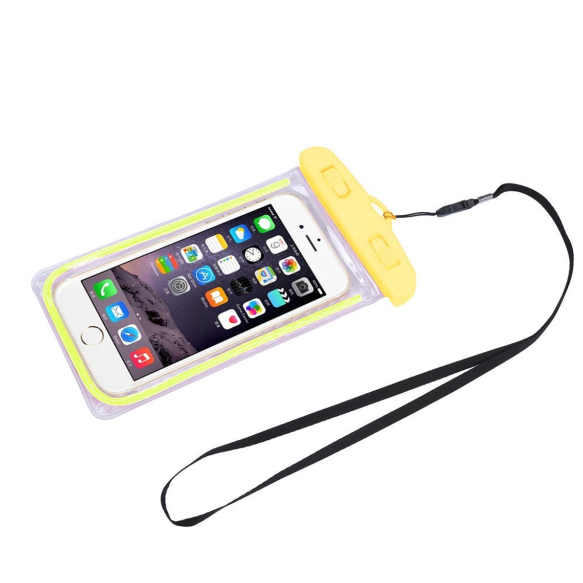 фото Чехол для сотового телефона Migliores Водонепроницаемый чехол-пакет для телефона, желтый