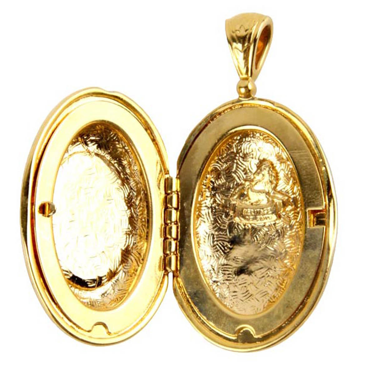 фото Медальон бижутерный Edgar Berebi ОС318033, Бижутерный сплав, Эмаль, Австрийские кристаллы, золотой, коричневый