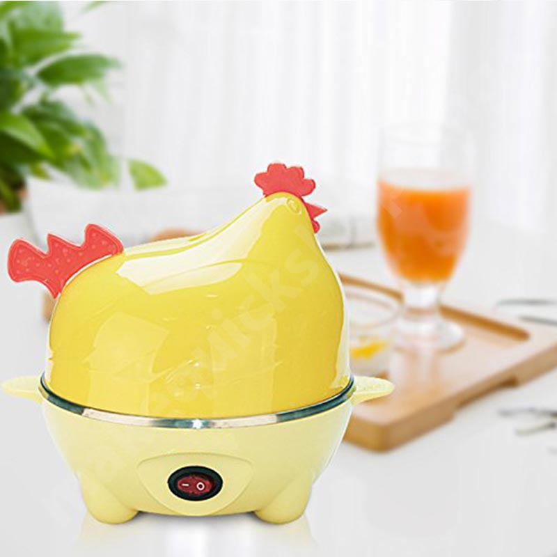 фото Яйцеварка Egg Cooker, белый, желтый