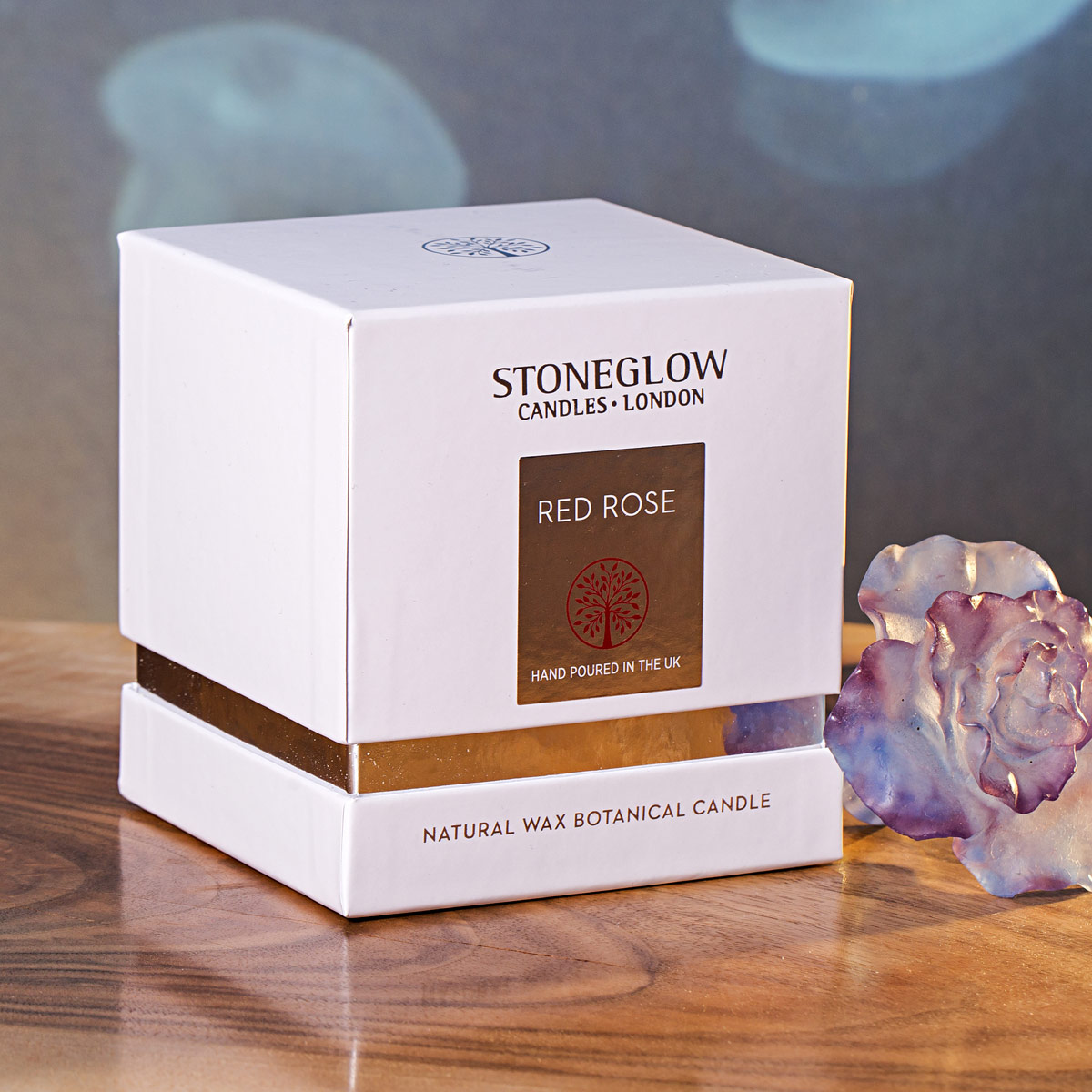 фото Свеча ароматизированная Stoneglow Красная Роза