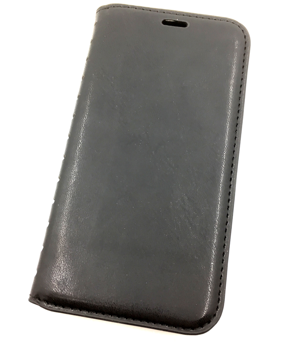 фото Чехол для сотового телефона Мобильная мода Samsung J3 Prime Чехол-книжка силиконовая с отделом для карт QUINS, черный