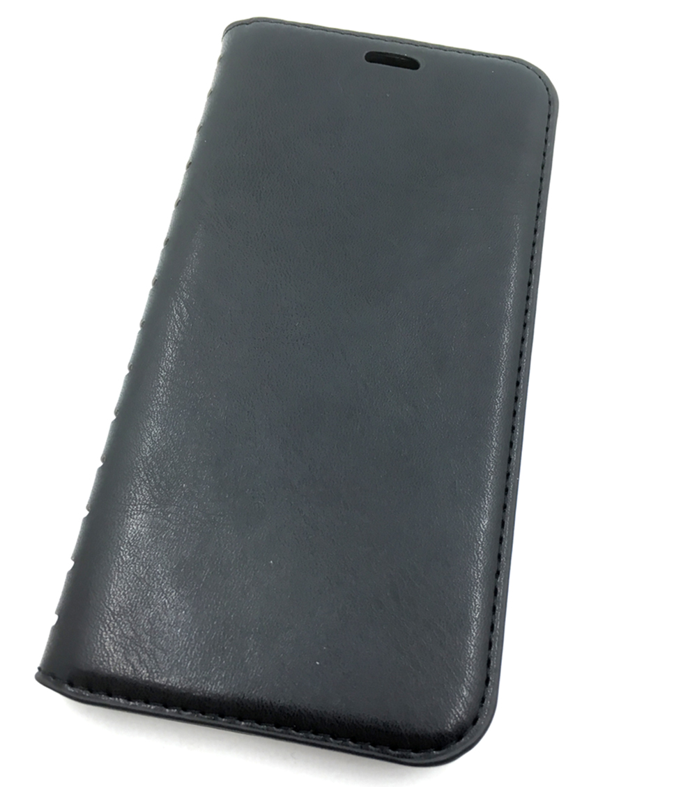 Чехол для сотового телефона Мобильная мода Samsung J7 2017 Чехол-книжка силиконовая с отделом для карт QUINS, черный