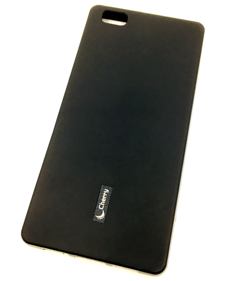 Чехол для сотового телефона Мобильная мода Huawei P8 lite 2015 Накладка резиновая с пленкой на экан Cherry, черный