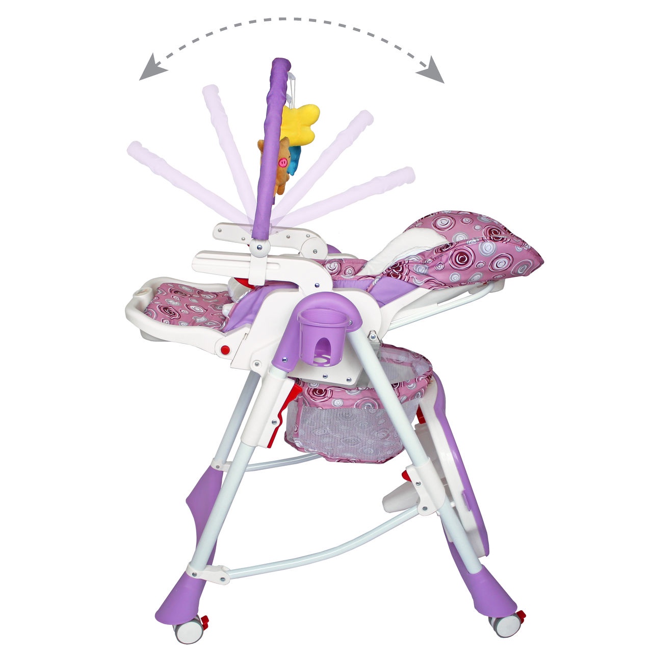 фото Стульчик для кормления ForKiddy Optimum Toys V2 Violet 0+ сиреневый