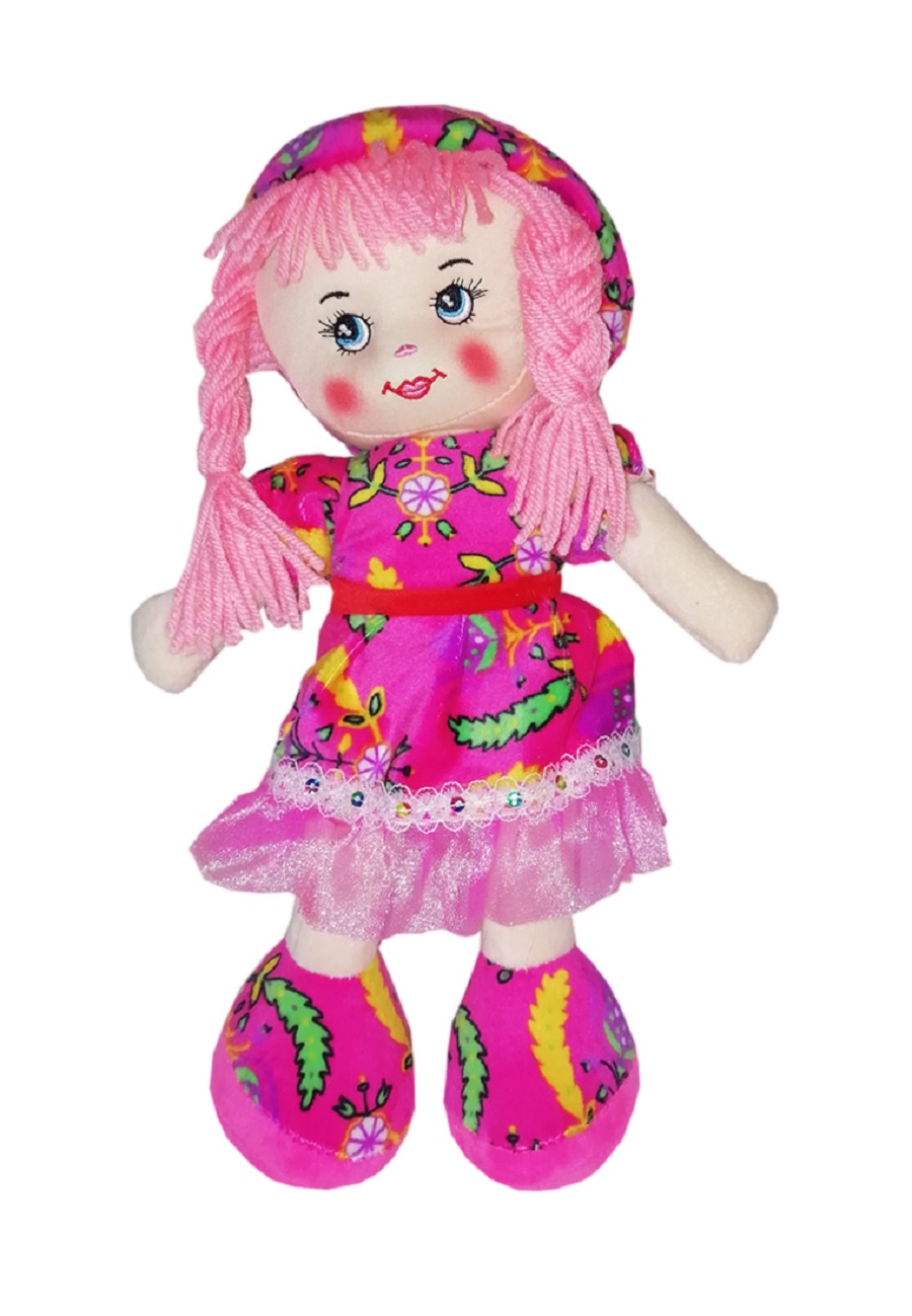 Кукла TashaToys Игрушка в розовом платье. розовый