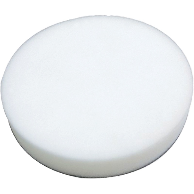 фото Насадка полировальная Калибр из поролона, диаметр 180 мм, на липучке, белый