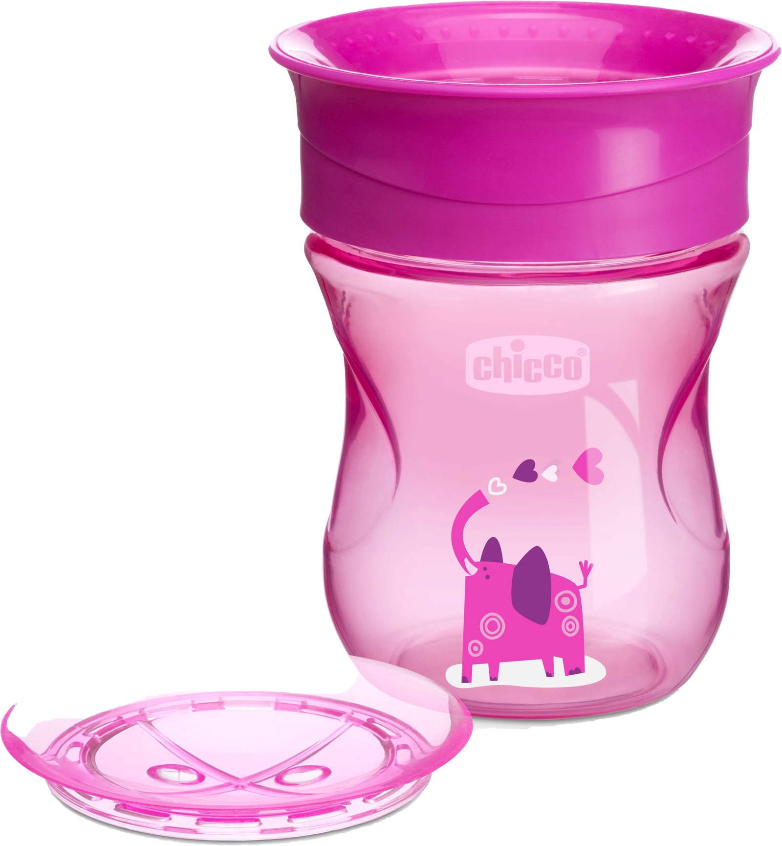Поильник Chicco Perfect Cup (носик 360) розовый