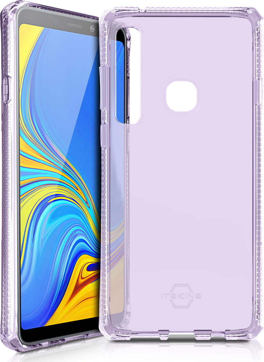 фото Чехол-накладка Itskins Spectrum Clear для Samsung Galaxy A9 (2018), сиреневый