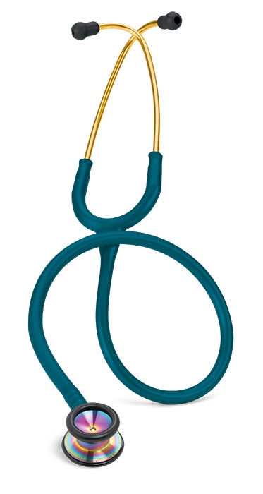 Стетоскоп Littmann Classic II Pediatric, цвет трубки морская волна, акустическая головка радужная, 71 см, 2153