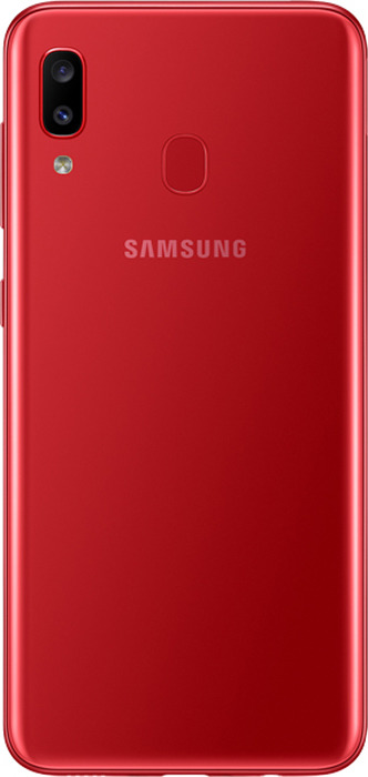 фото Смартфон Samsung Galaxy A20, 32 ГБ, красный