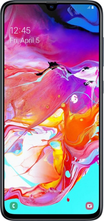 фото Смартфон Samsung Galaxy A70, 128 ГБ, черный