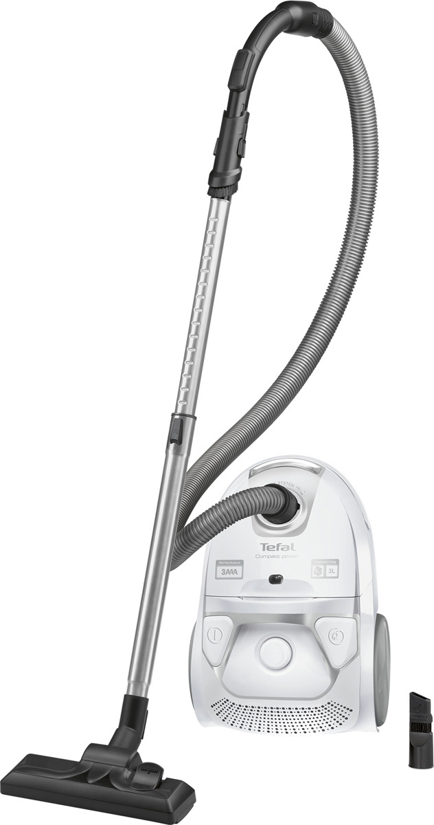 Бытовой пылесос Tefal TW3927EA. Уцененный товар, белый