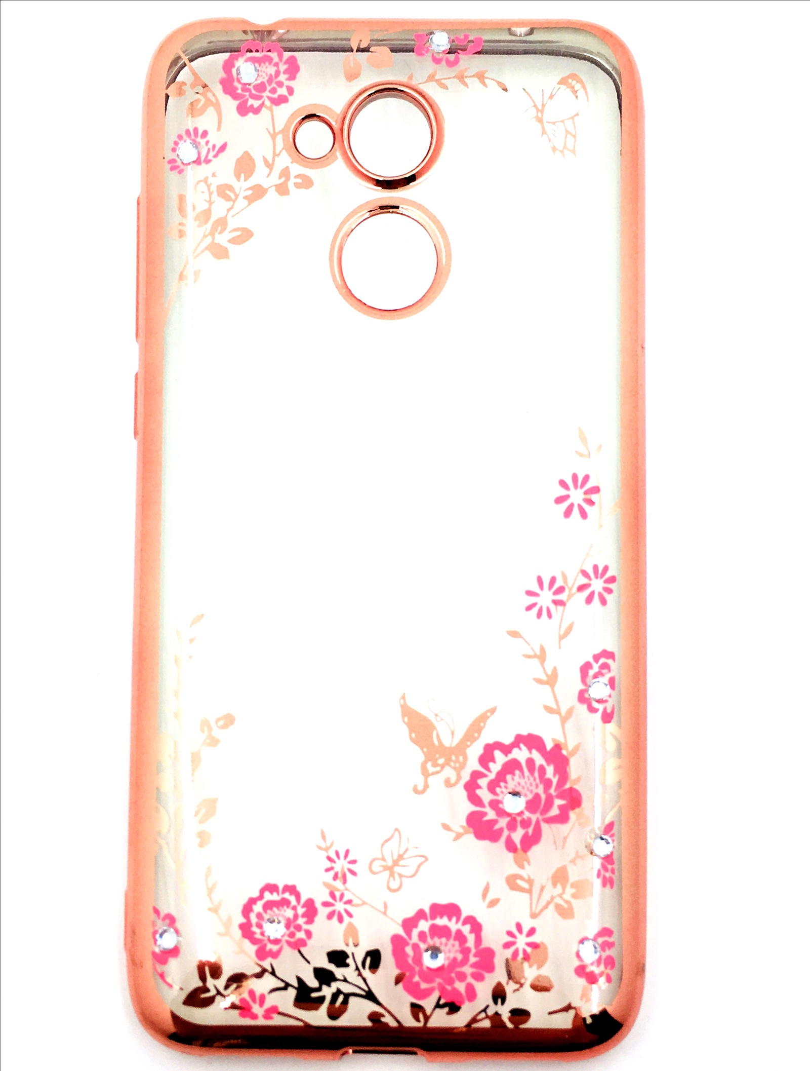 Чехол для сотового телефона Мобильная мода Huawei Honor 6A Силиконовая, прозрачная накладка со стразами