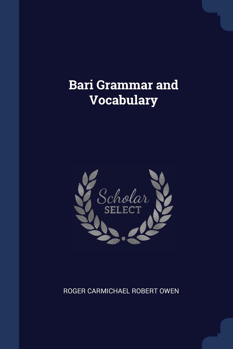 Bari Grammar and Vocabulary