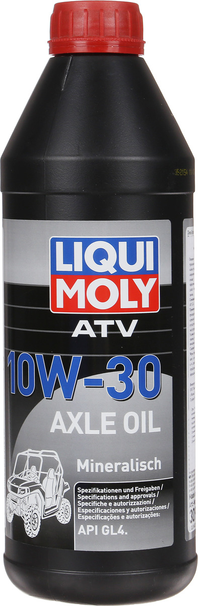 фото Масло трансмиссионное Liqui Moly "Motorbike Axle Oil ATV", минеральное, 10W-30, GL-4, 1 л